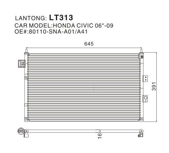 LT313 (HONDA 80110-SNA-A01/A41)