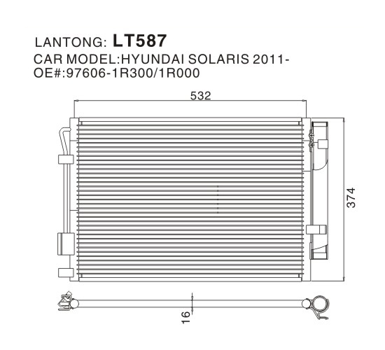 LT587 (HYUNDAI 97606-1R300/1R000)