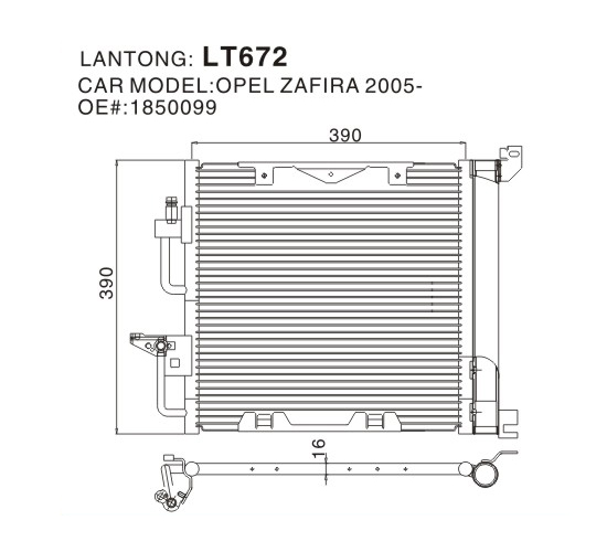 LT672 (OPEL 1850099)